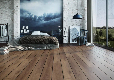 Кварцвиниловый Rigid / Риджид ламинат Invictus Maximus Click Plank / Максимус Клик Планк New Highland Oak - Chocolate / Дуб Нью Хайланд - Шоколад